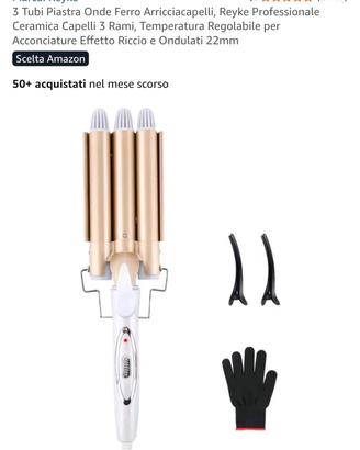 Piastra per capelli Taglia 22 millimetri 