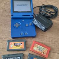 game boy advance sp piu 4 giochi 