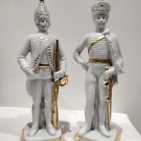 Coppia di antiche porcellane Capodimonte, 1800