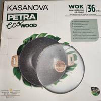 Wok Kasanova- 36 cm con Coperchio in