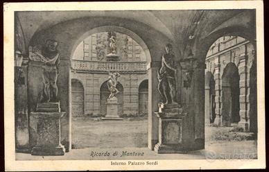 B016 - Cartolina Mantova Interno Palazzo Sordi