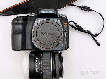 Sony Alpha 100 con otticazoom originale