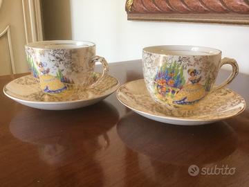 Coppia tazze porcellana inglese vintage - Arredamento e Casalinghi