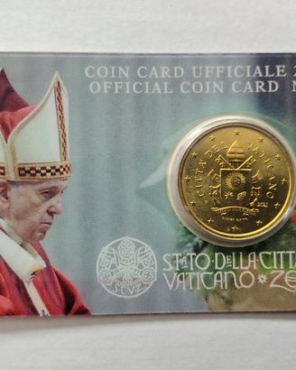 Coin card Vaticano anno 2021 numero 12