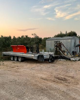 Rimorchio a 3 assi trasporto auto,mezzi (TECNOKAR)