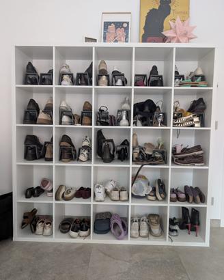 Scaffale Ikea Kallax bianco 5x5 (25 scomparti)
