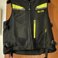 Gilet Motoairbag Mab V3 Fast loock Nero Giallo