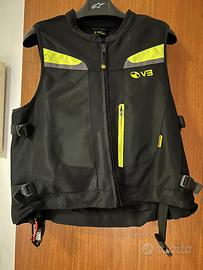 Gilet Motoairbag Mab V3 Fast loock Nero Giallo