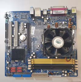 Scheda madre + CPU MB motherboard e processore PC
