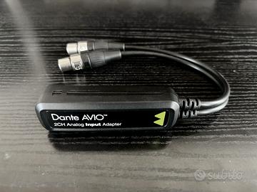 Dante AVIO 2 Canali Analog Input Adapter 2x0