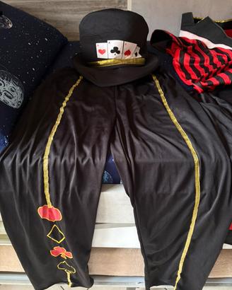 Costume carnevale/ halloween da prestigiatore/mago
