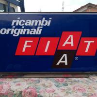 Insegna Fiat ricambi originali .