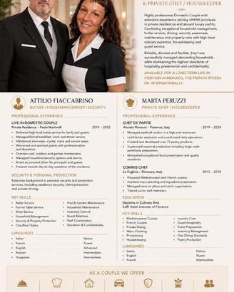 Couple domestic qualification for private family