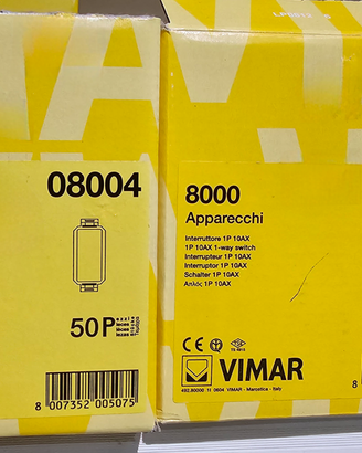 Vimar 8000 Interruttori Deviatori Pulsanti