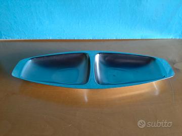 Vassoio vintage Alfra Alessi in acciaio inox