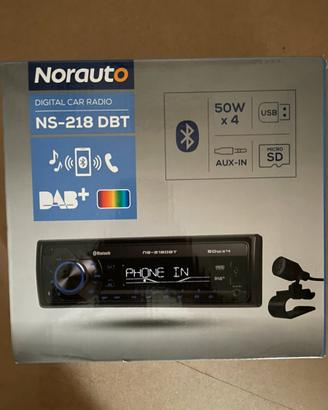 Autoradio Norauto NS-218 DBT DAB+ bluetooth NUOVA
