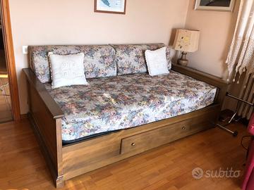 Divano letto rustico