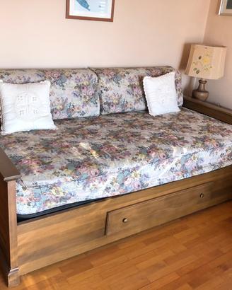 Divano letto rustico