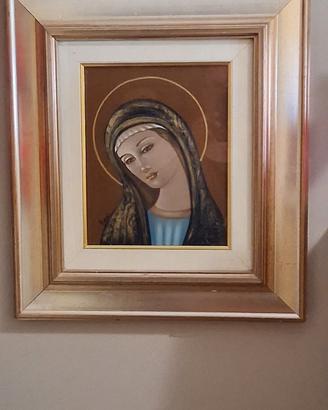 Quadro Madonna di Pucci firmato con certificato


