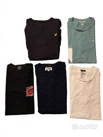 Lotto di 4 t-shirt+1felpa