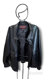 Giubbotto Vera Pelle Uomo Vintage Made in Italy - 