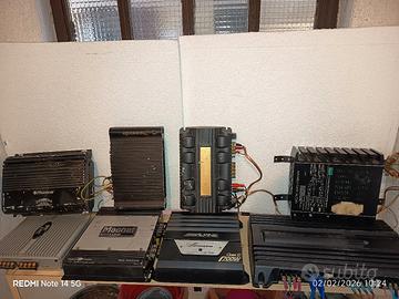 amplificatori auto varie marche 