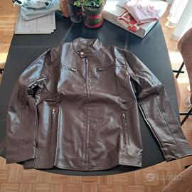 giacca uomo in pelle sintetica