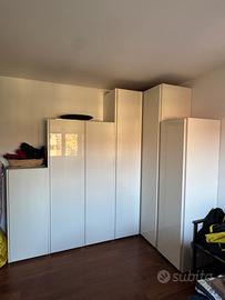 Mobile componibile legno massello laccato