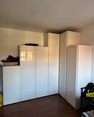 Mobile componibile legno massello laccato