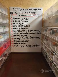 Collezioni complete Kinder anni 90 (12 serie) + te