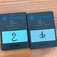 PS2 giochi + memory card