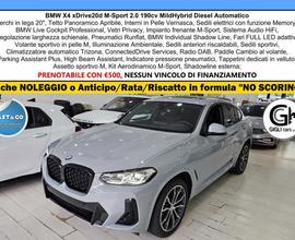 BMW X4 20d M-Sport Tetto Navi CAM LED Clima3Zone