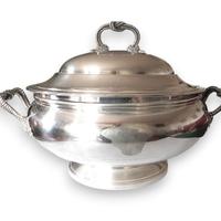 Rara zuppiera Broggi  con stemma Savoia