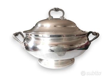 Rara zuppiera Broggi  con stemma Savoia