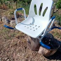 Sedia da Bagno Girevole a 360°