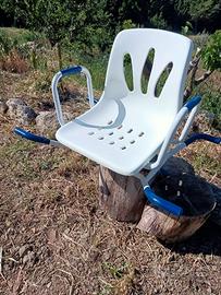 Sedia da Bagno Girevole a 360°
