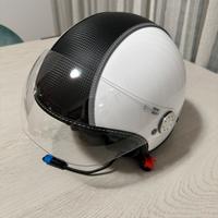 Casco piaggio mirror bianco bluetooth