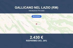 Immobile in asta di 6 m² a Gallicano nel Lazio