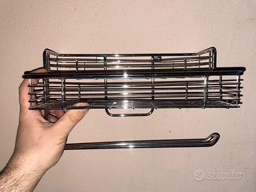 Appendi abiti con mensola e appendi asciugamani