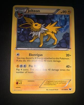 Jolteon Darkness Explorers 37/108 Pokémon