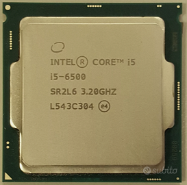 Processore CPU Intel i5-6500 Socket 1151 65W QUAD