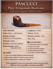 Pipa PASCUCCI artigianale – Nuova – Riparata