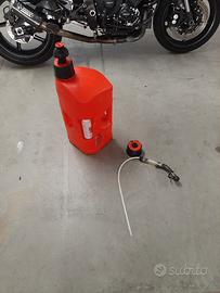 Tanica benzina pista moto stradale e cross