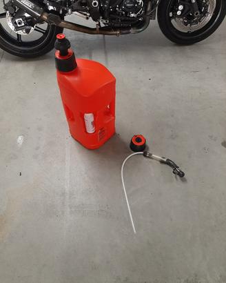 Tanica benzina pista moto stradale e cross