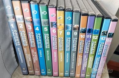 collezione 14 dvd Le Grandi scoperte della Scienza