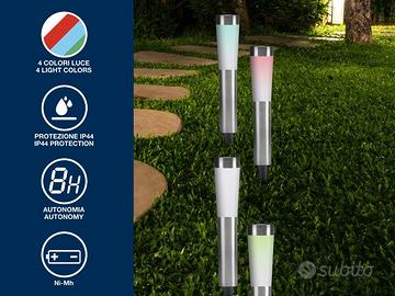 Lampade solari segna passi a led BEPER