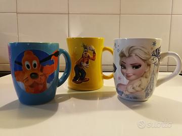 3 Tazze Disney +1 in Omaggio