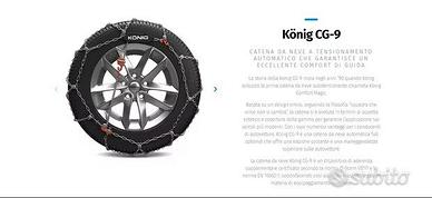 konig cg-9 comfort magic catene neve calze FIAT VW