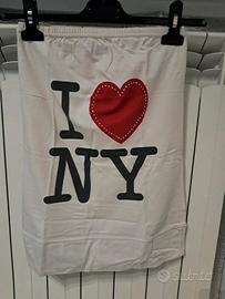 Top a fascia Tank bianco con strass taglia S