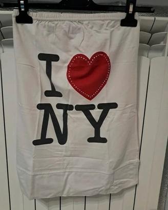 Top a fascia Tank bianco con strass taglia S